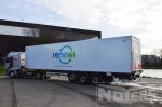 802270 gesloten box oplegger saf assen laadlift afval transport lekgoot